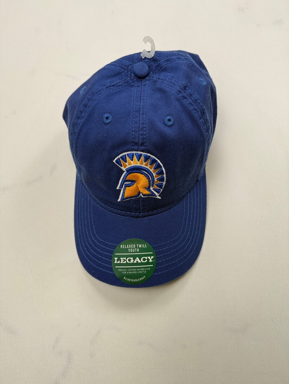 Legacy Youth Relaxed Twill Trucker Hat Royal Blue 90s VTG Adjustable - Youth
